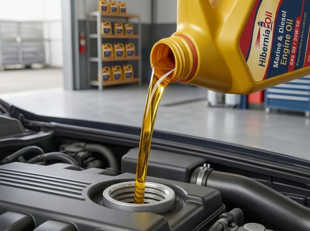 Premium Marine and Heavy Diesel Engine Oil